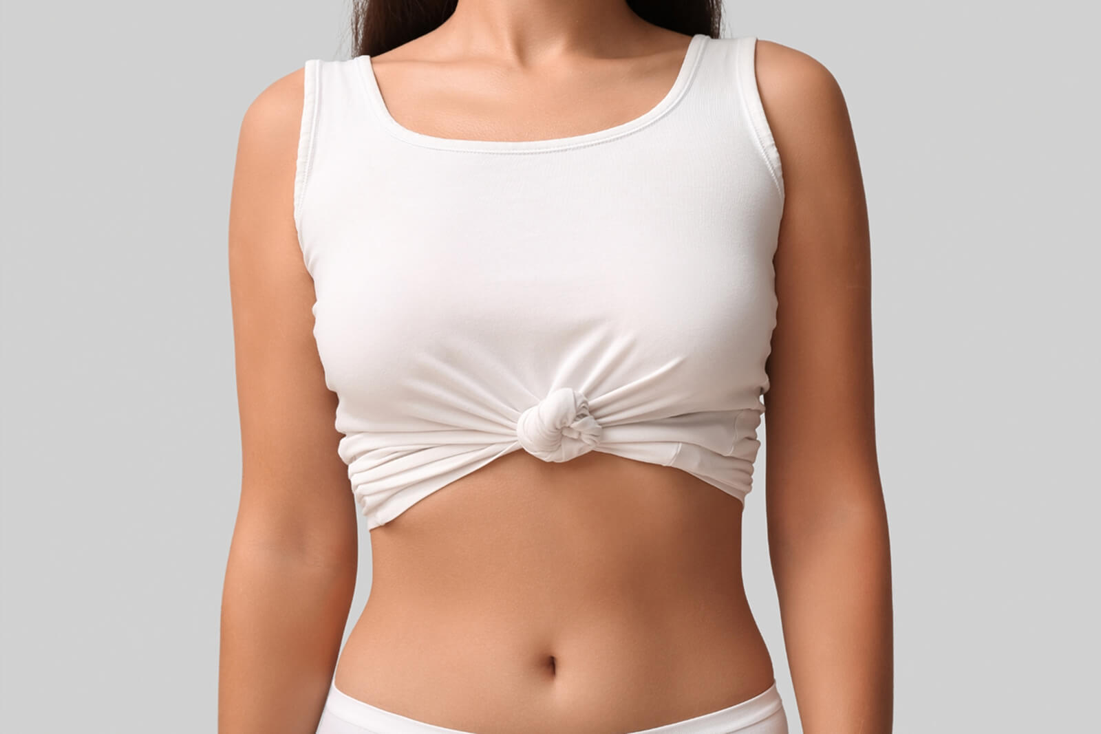 woman with a slim figure